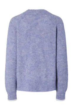 Pcivy Ls O-Neck Contrast Knit