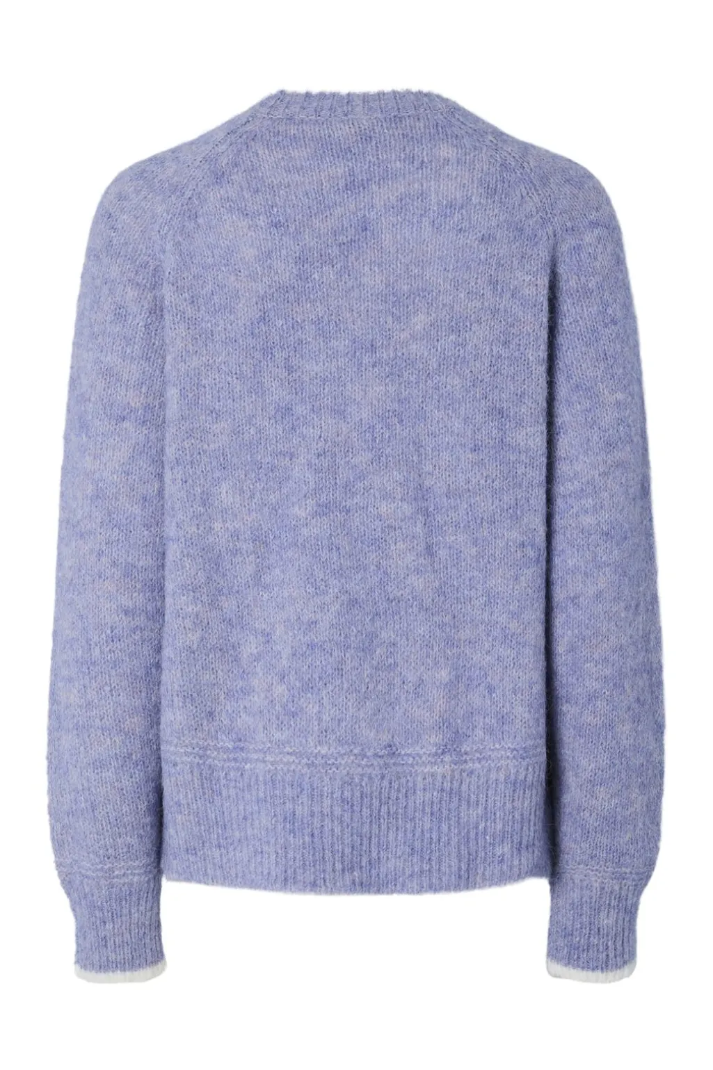 Pcivy Ls O-Neck Contrast Knit