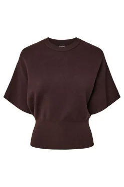 Pcjassy Ss O-Neck Waist Knit