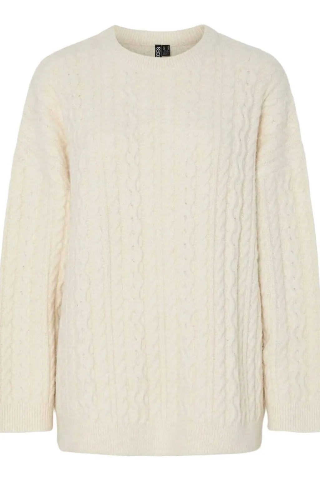 Pcjisa Ls O-Neck Long Cabel Knit