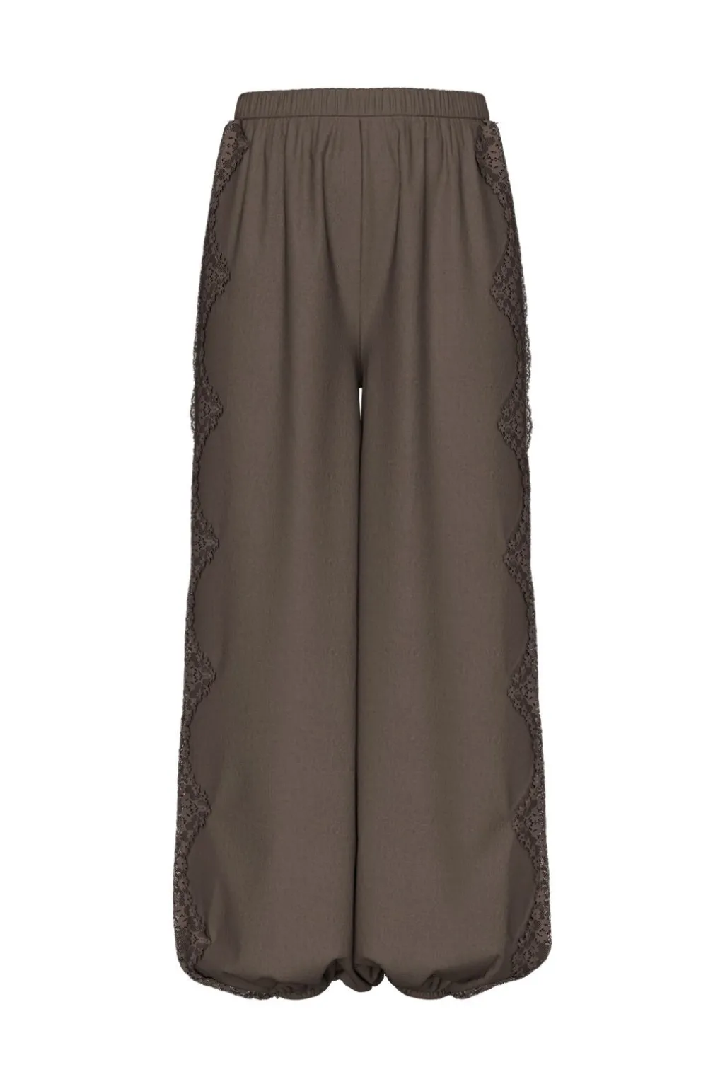 Pcjolivia Hwlace Detail Balloon Pant