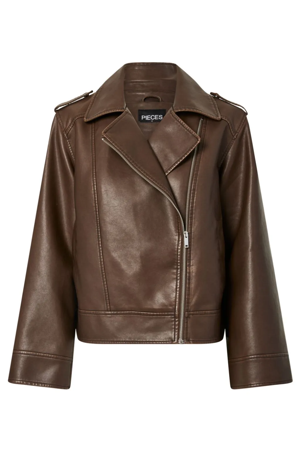Pcjosie Coated Biker Jacket
