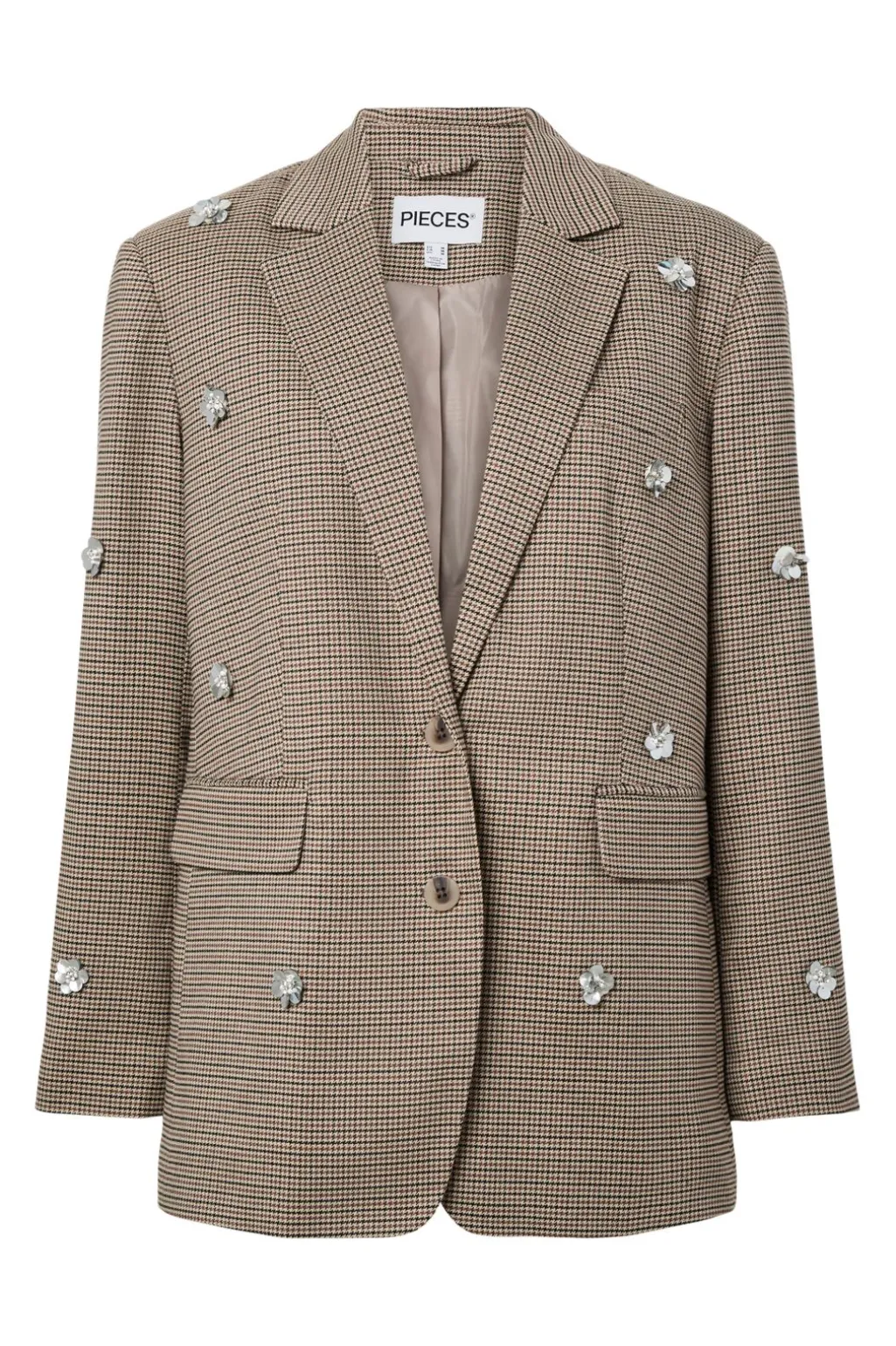Pckamil Check Sequin Blazer