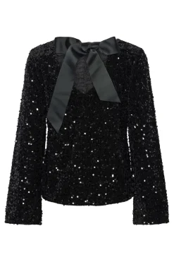 Pckam Ls Deep Back Bow Top