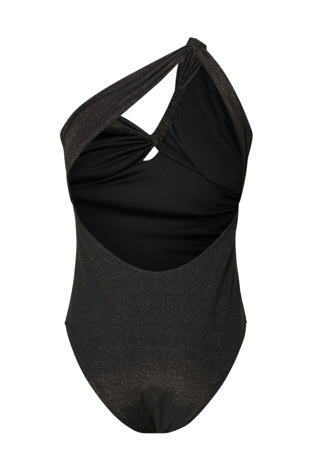 Pclaomi Lurex One Shoulder Swimsuit