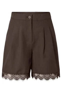 Pcmaise Bosella Lace Detail Shorts Dm