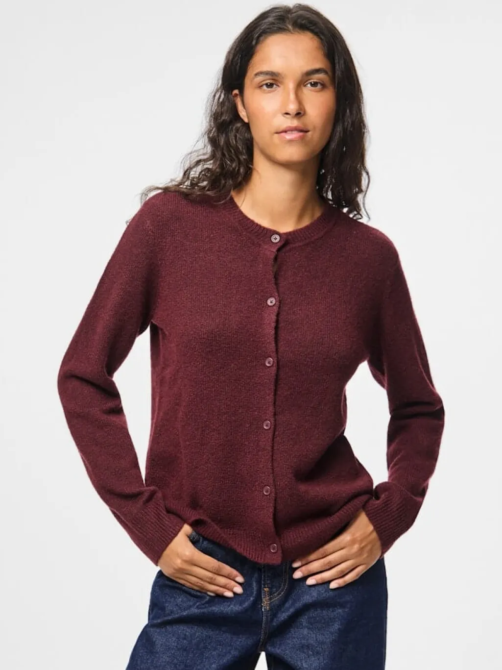 Pcmalou Ls Knit Cardigan