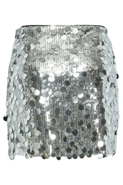 Pcmalou Sequin Mini Skirt