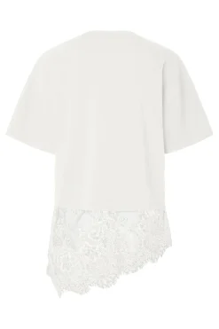 Pcmave Ss Lace T-Shirt Dm