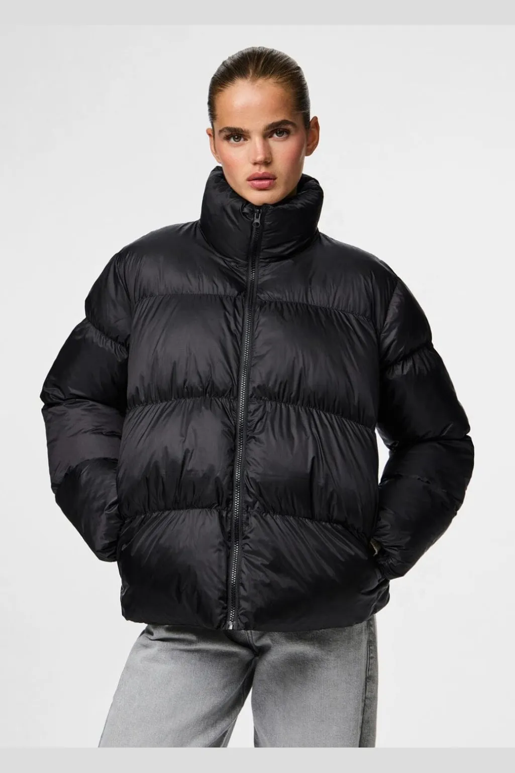 Pcmilla Shiny Puffer Jacket