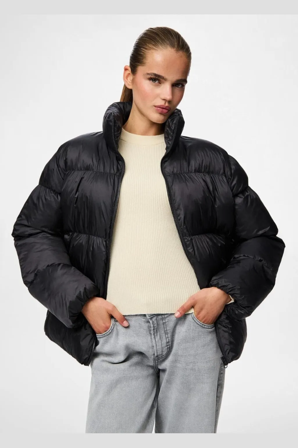 Pcmilla Shiny Puffer Jacket