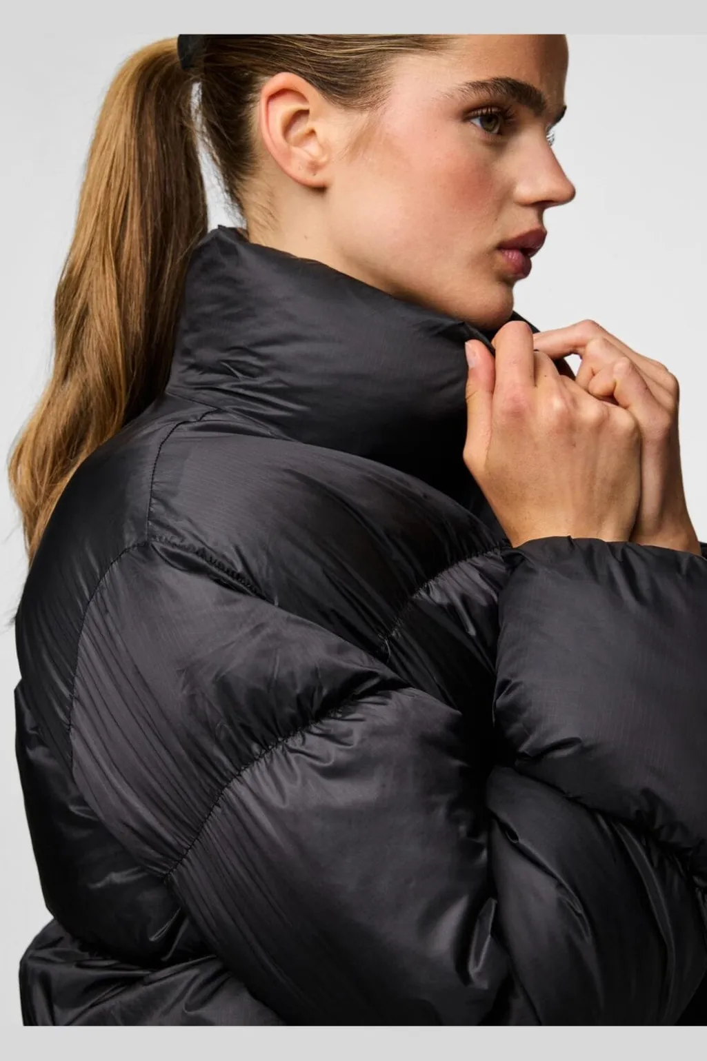 Pcmilla Shiny Puffer Jacket