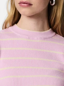 Pcmira Ss O-Neck Knit