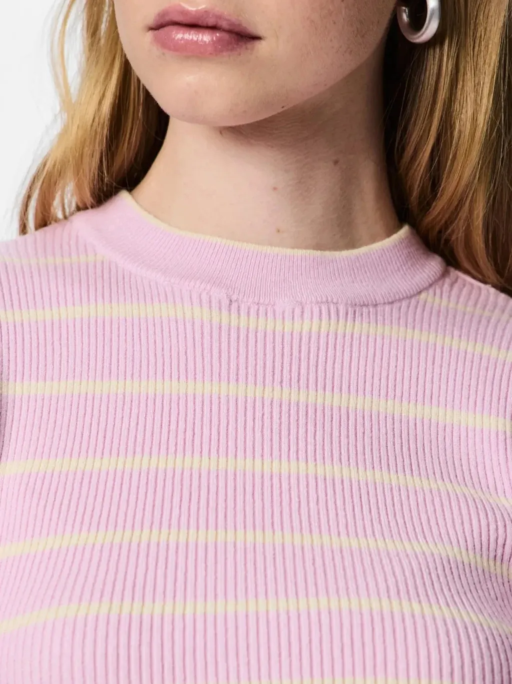 Pcmira Ss O-Neck Knit