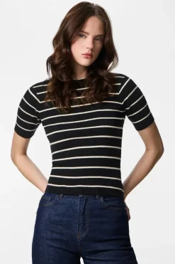 Pcmira Ss O-Neck Knit