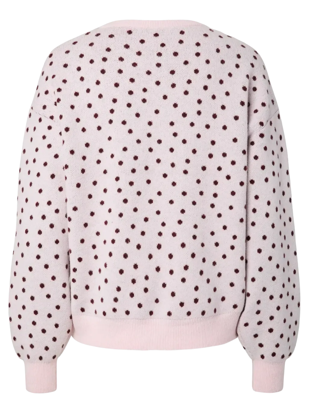 Pcnancy Ls O-Neck Dot Knit
