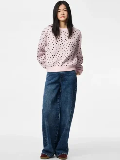Pcnancy Ls O-Neck Dot Knit
