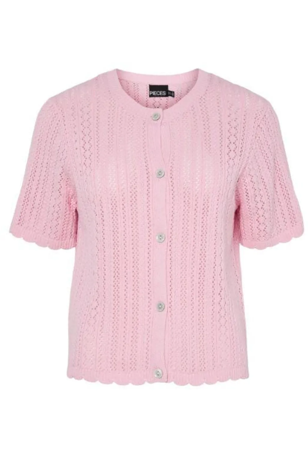 Pcnuka Ss O-Neck Knit Cardigan
