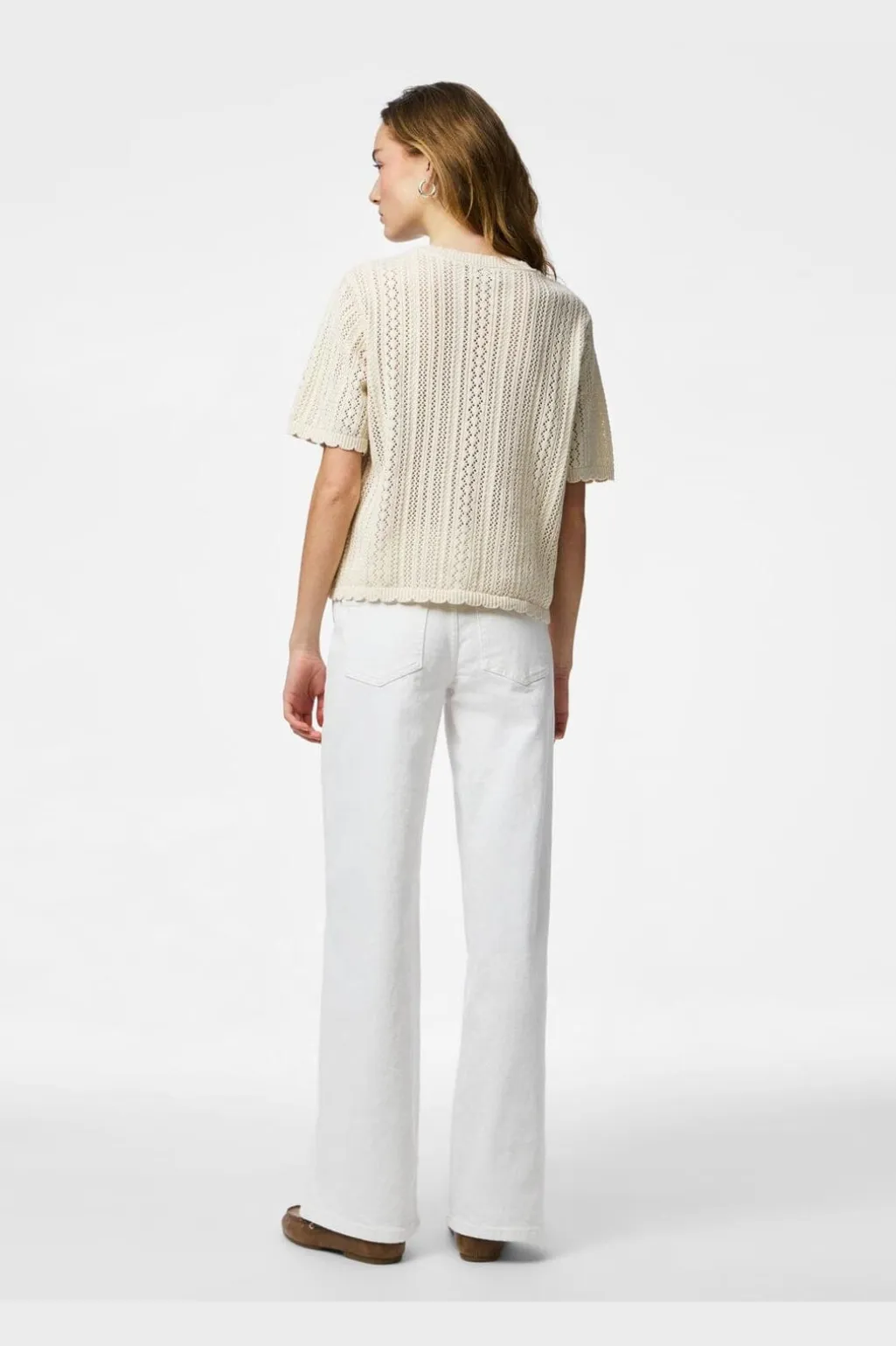 Pcnuka Ss O-Neck Knit Cardigan