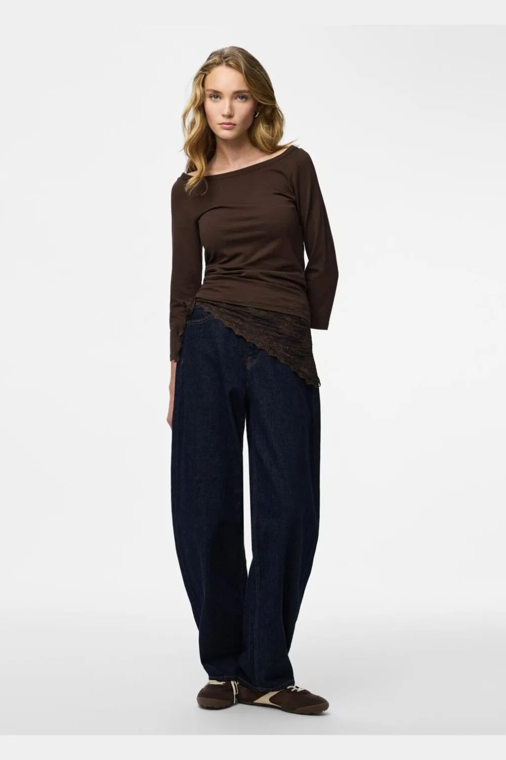 Pcphoebe 3/4 Boatneck Top