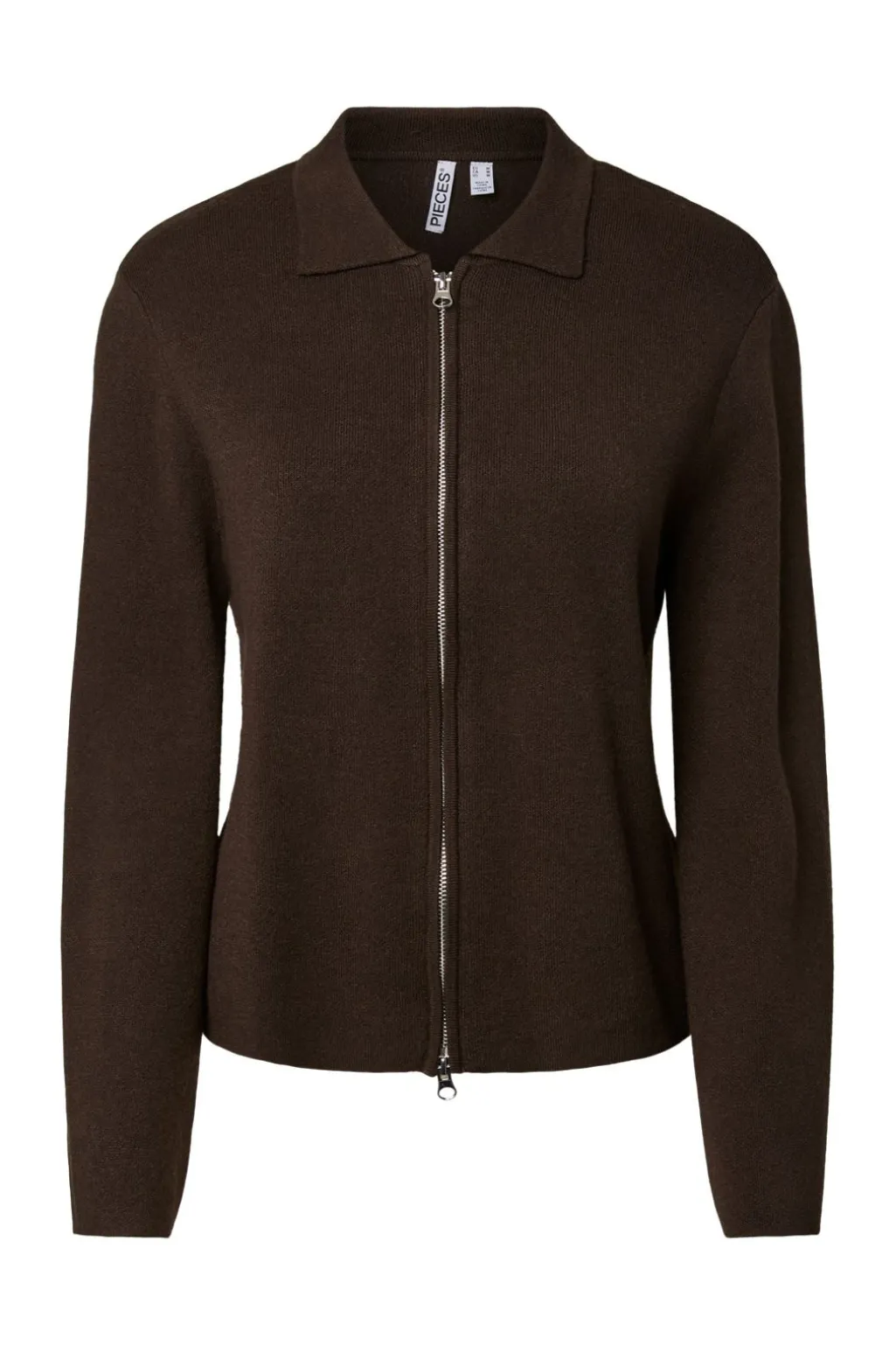 Pcraja Ls Zip Knit Cardigan