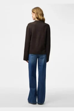 Pcraja Ls Zip Knit Cardigan