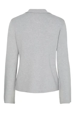 Pcraja Ls Zip Knit Cardigan