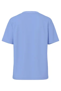 Pcria Ss Lurex Neck Tee