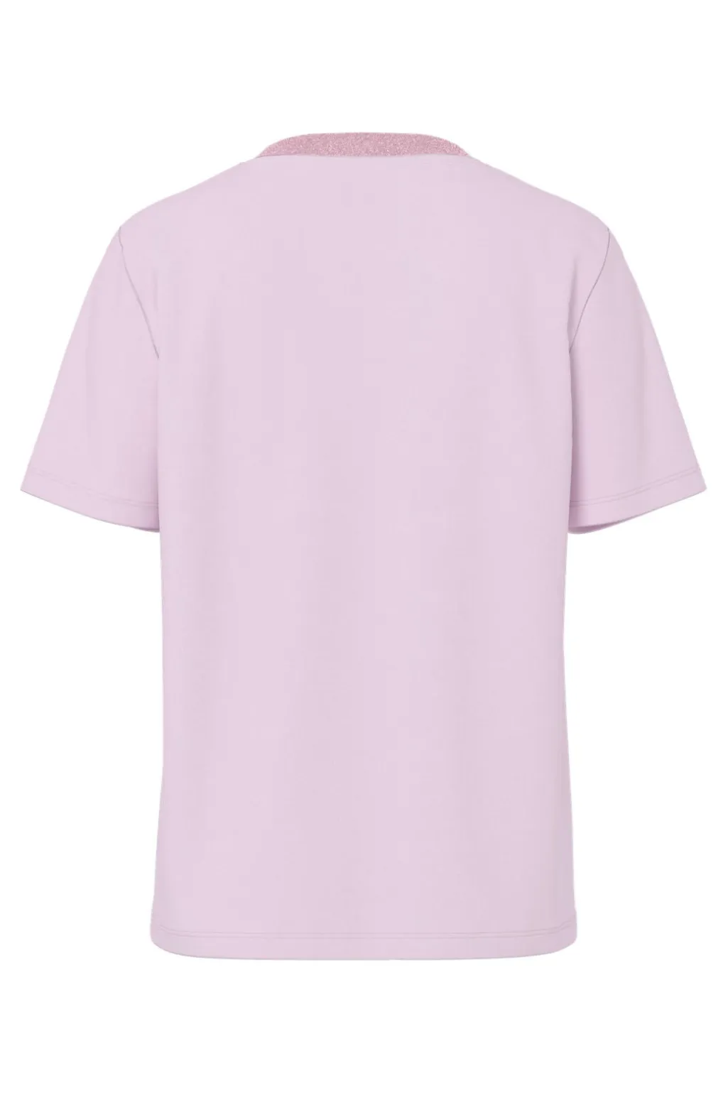 Pcria Ss Lurex Neck Tee