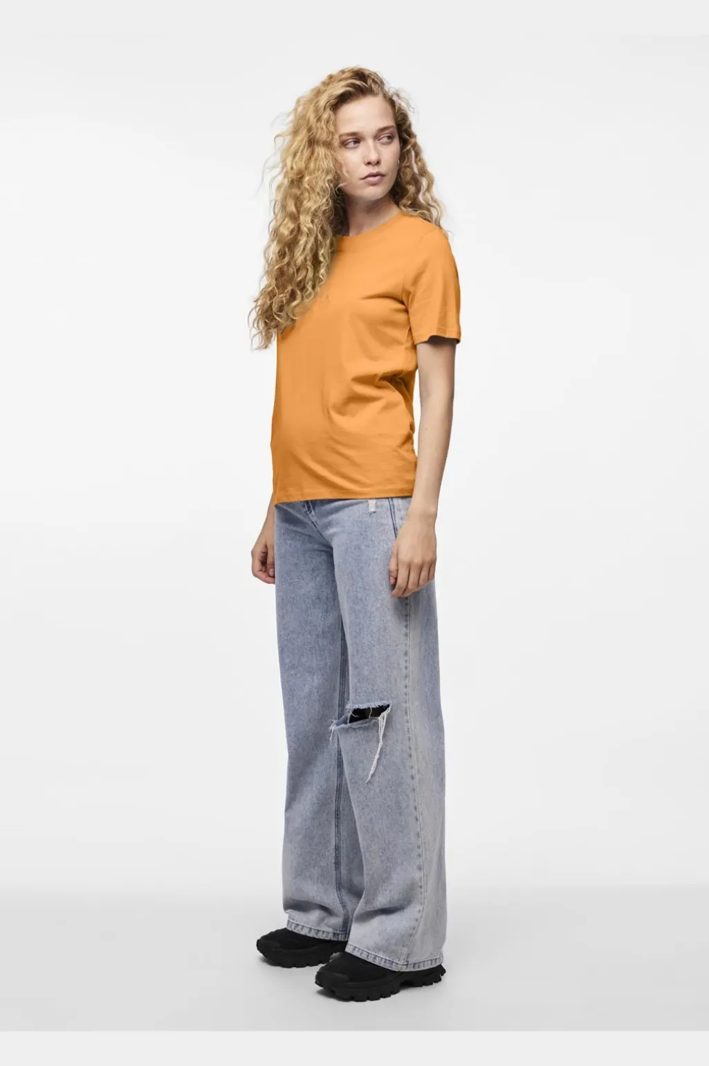 Pcria Ss Solid Tee