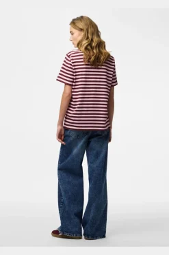 Pcria Ss Tee Multicol Stripes