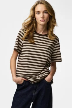 Pcria Ss Tee Multicol Stripes
