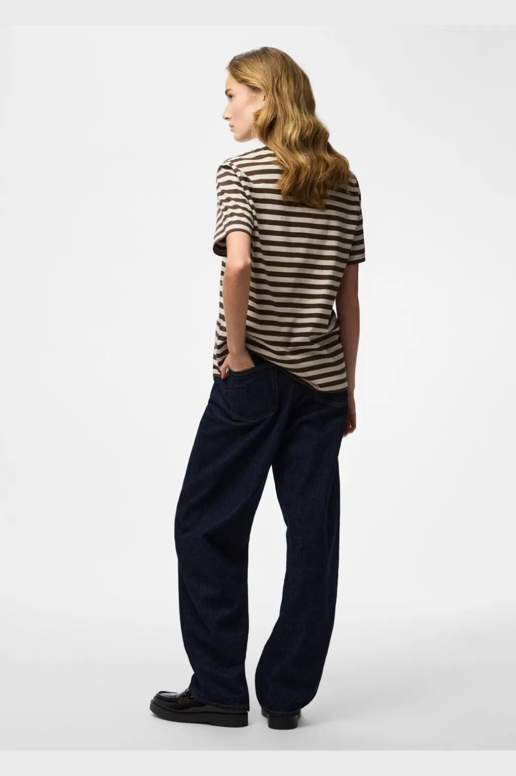 Pcria Ss Tee Multicol Stripes