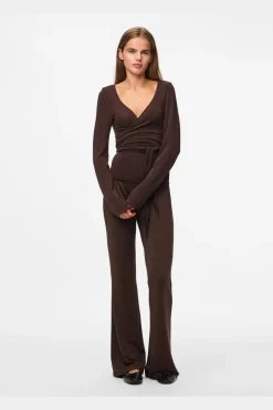 Pcroya Ballerina Ls Wrap Top