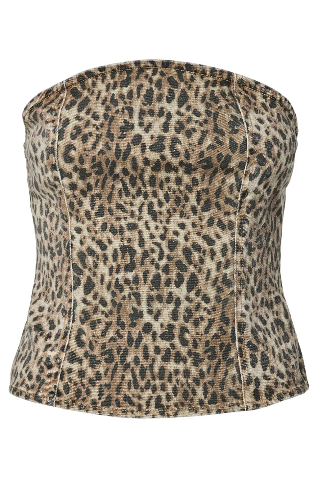 Pcsalume Denim Corset Top