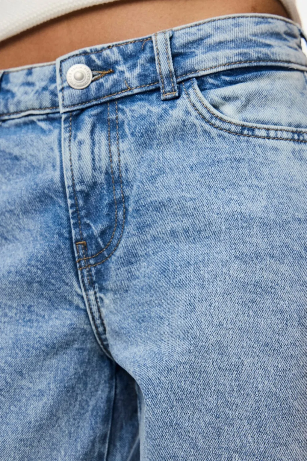 Pcselma Lw Wide Jeans Lb