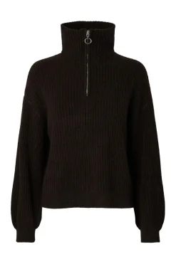 Pcsilly Ls Half Zip Knit
