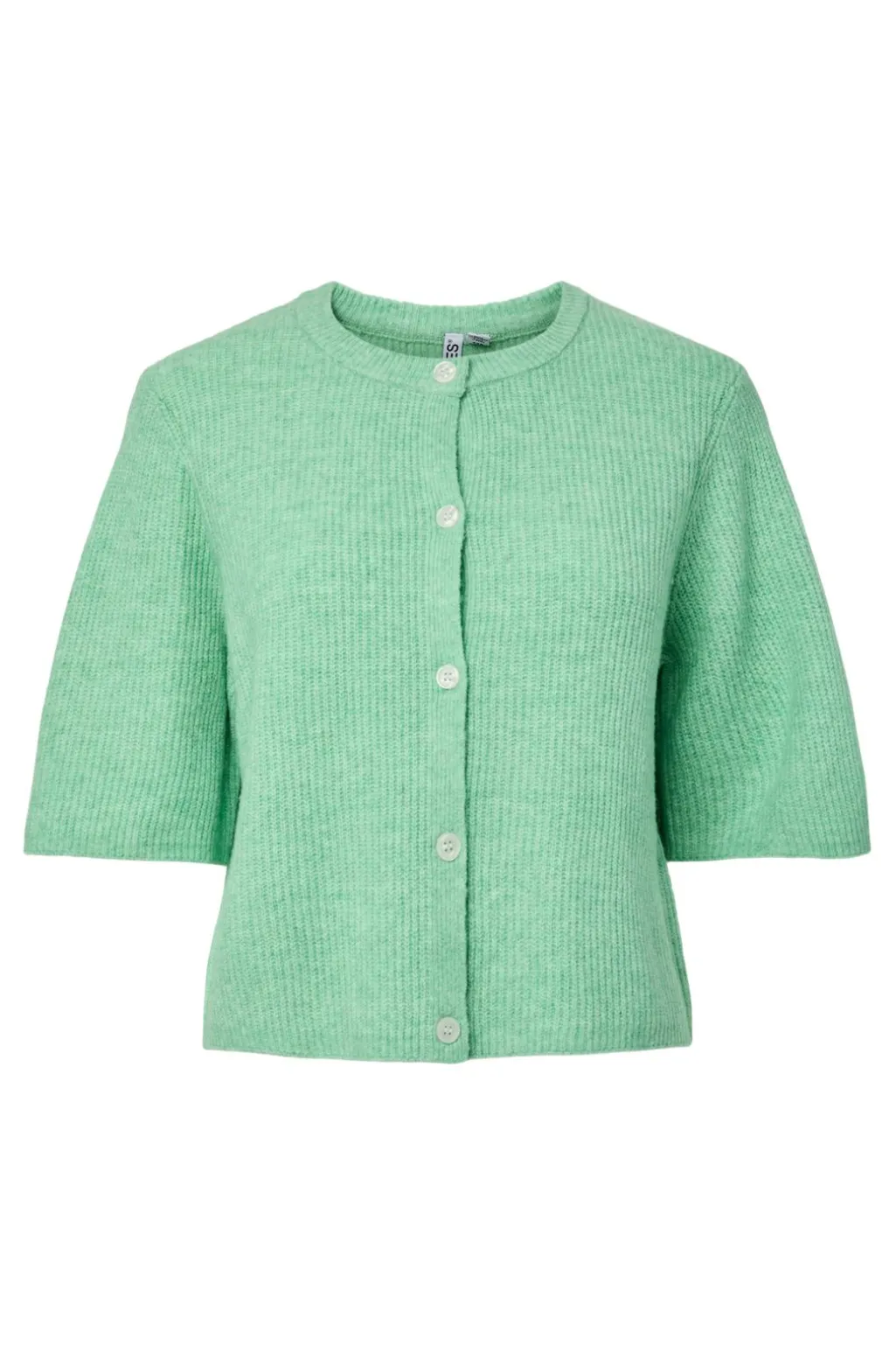Pcsilly Ss O-Neck Knit Cardigan