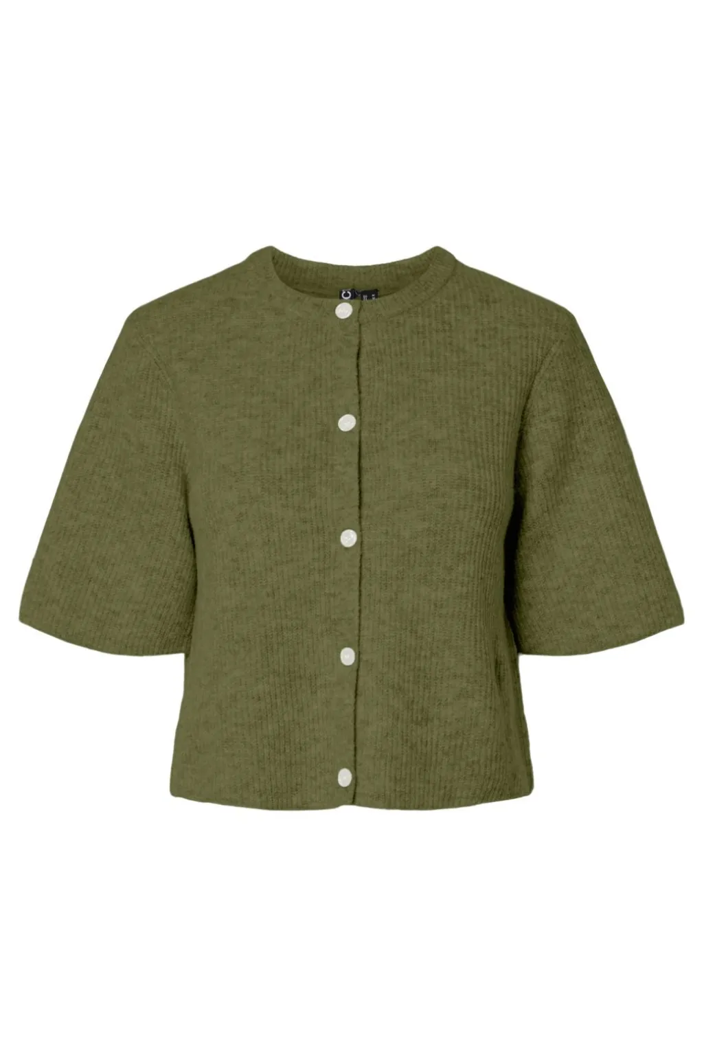 Pcsilly Ss O-Neck Knit Cardigan