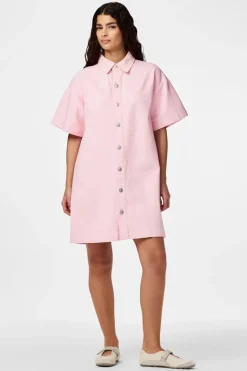 Pcsky Ss A-Shape Denim Dress