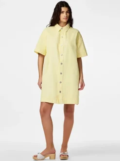 Pcsky Ss A-Shape Denim Dress