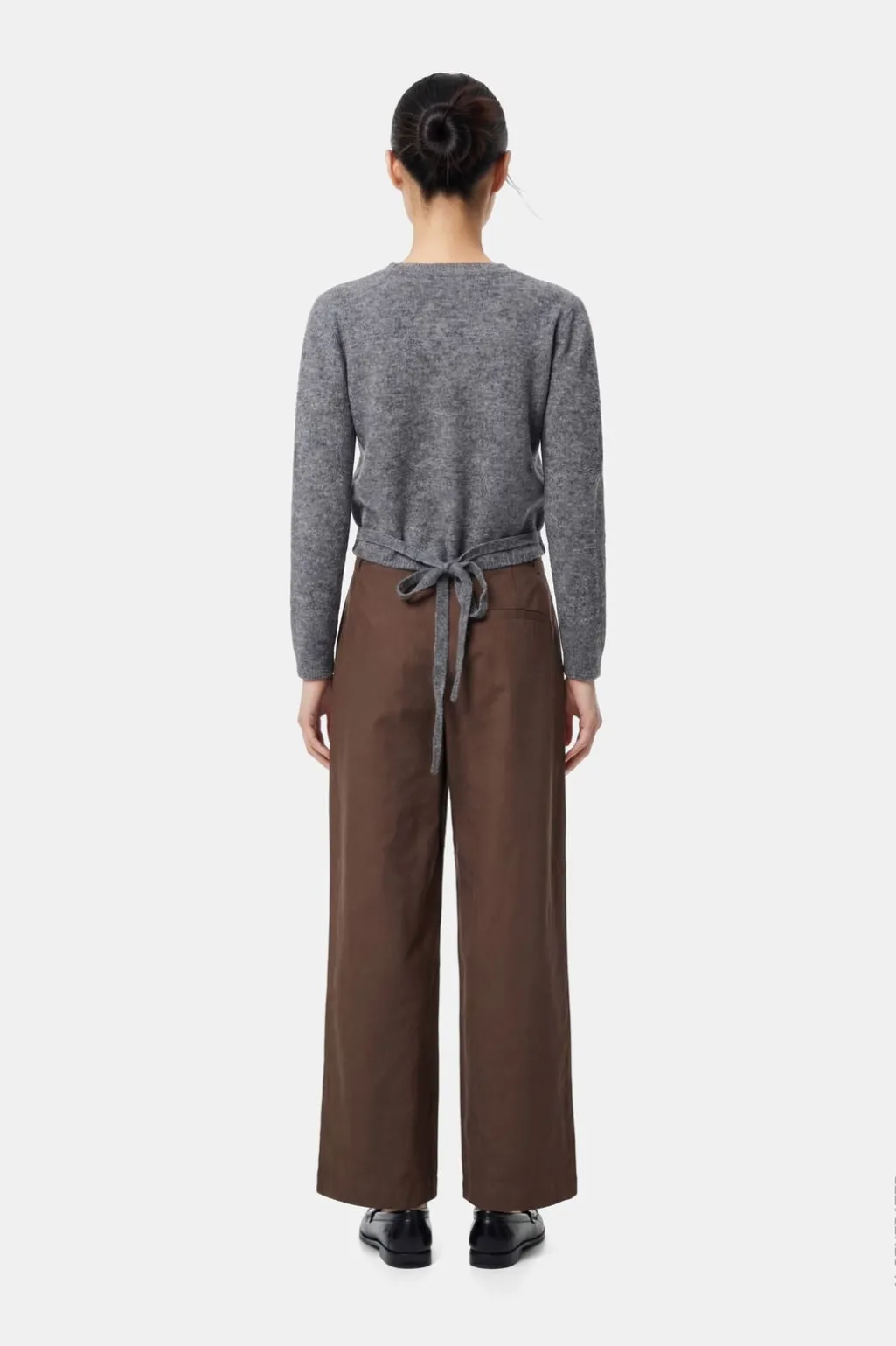 Pctea Lace Detail Wide Pant