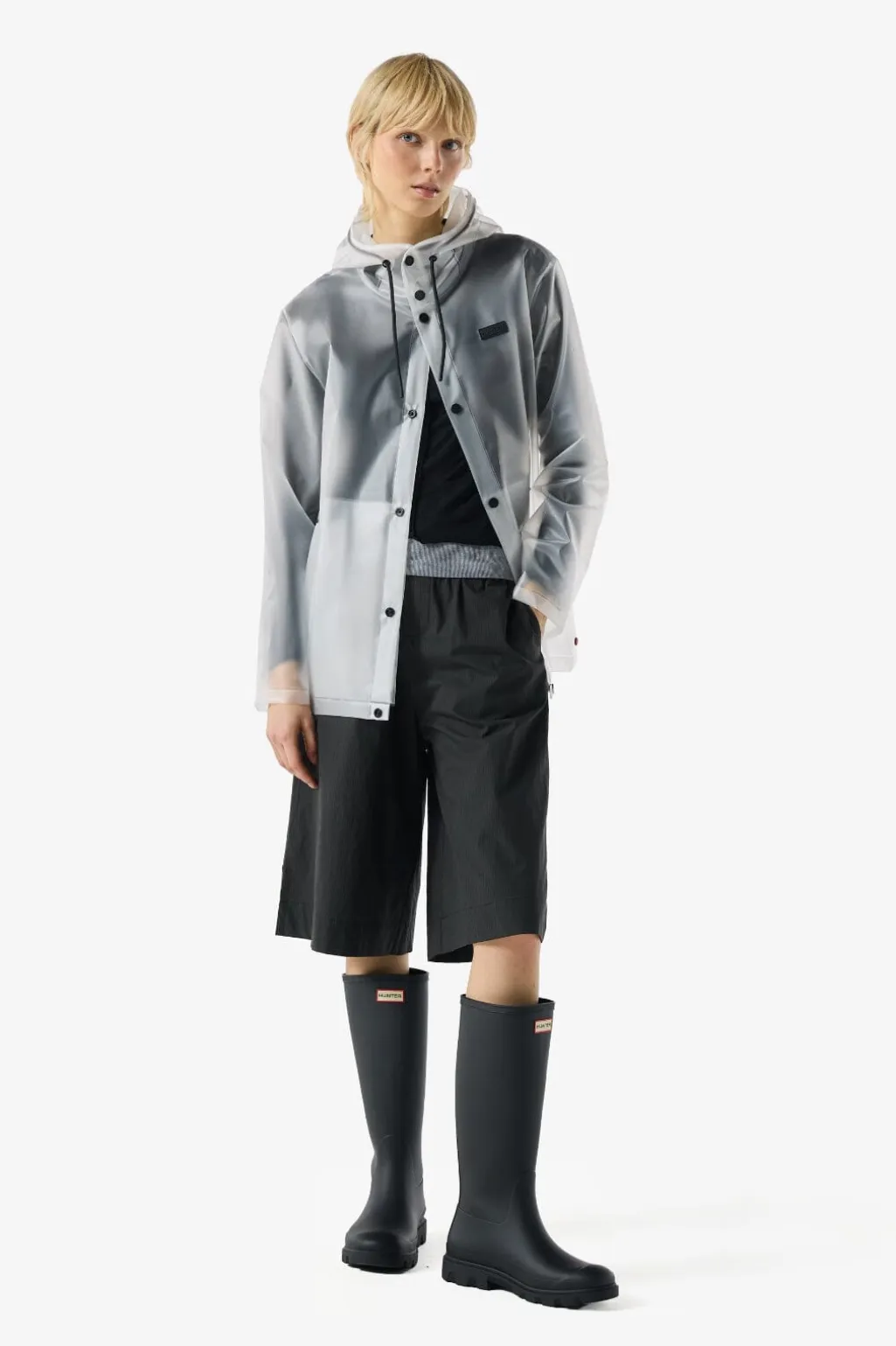 Pu Hooded Jacket Haru0001261cm