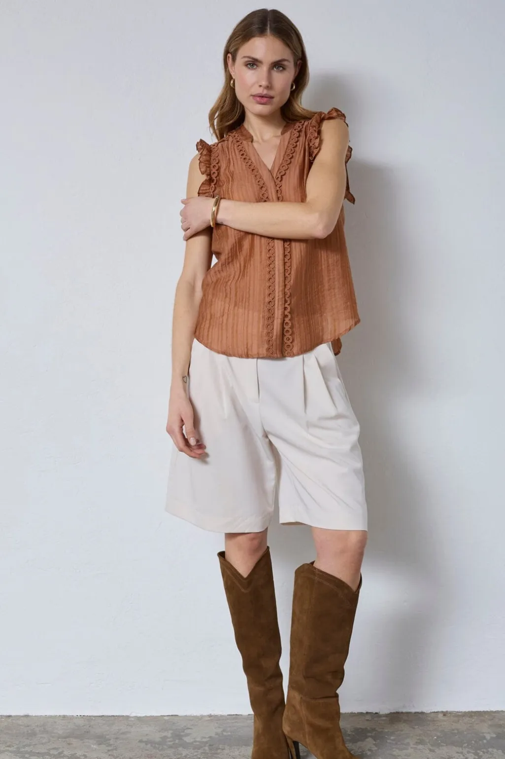 Reggiecc Frill Top 45120