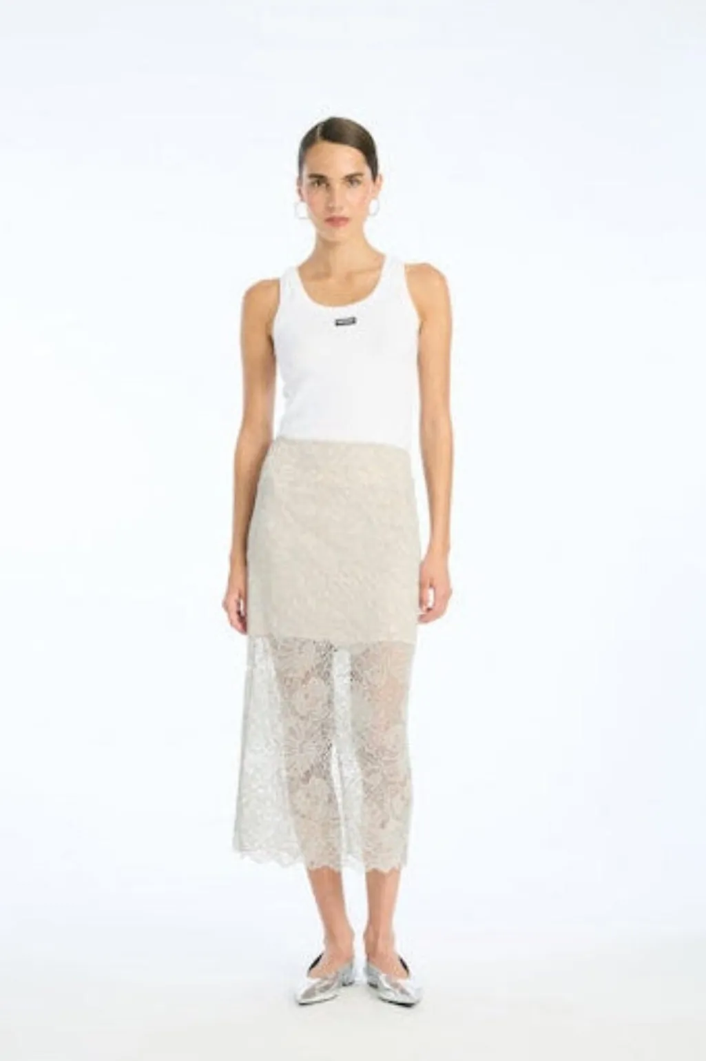 Rtruffle Hem Tank Top 115281400