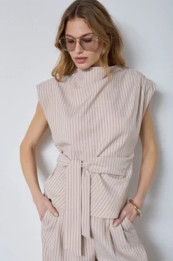 Salviecc Pleat Top 45068