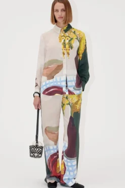 Sg2263 Dry Viscose, Elasticated Long Pants sg-ss25-p009-2263p