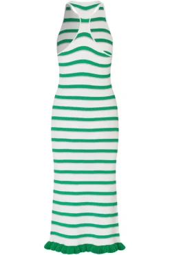 Sg2383 Lightweight Knit, Ruffle Tank Dresssg-pf25-d147-2383