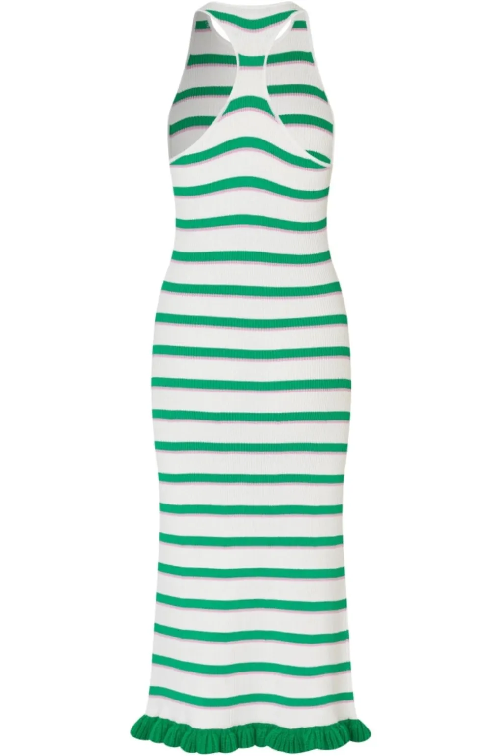 Sg2383 Lightweight Knit, Ruffle Tank Dresssg-pf25-d147-2383