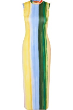 Sg2244 Stocking Jersey, Elastic Tank Crewneck Dresssg-pf25-d104-2244